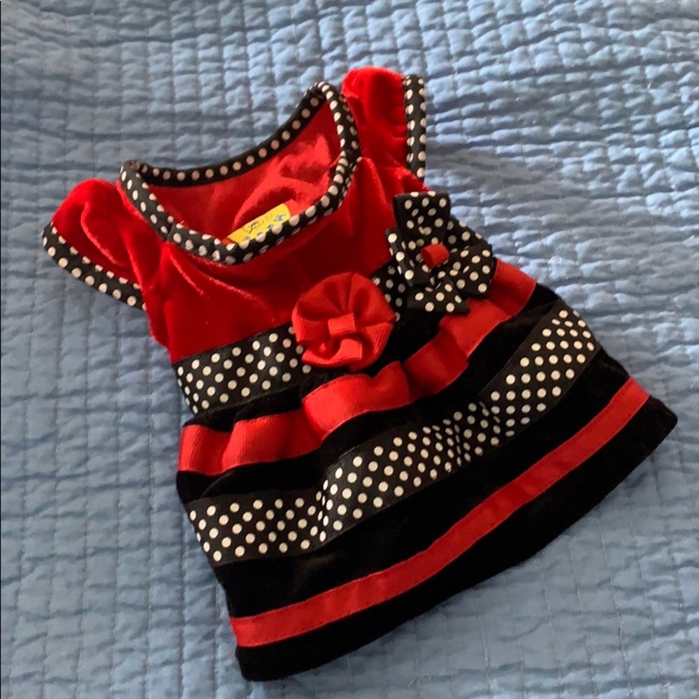 Velvet Dog Dress.